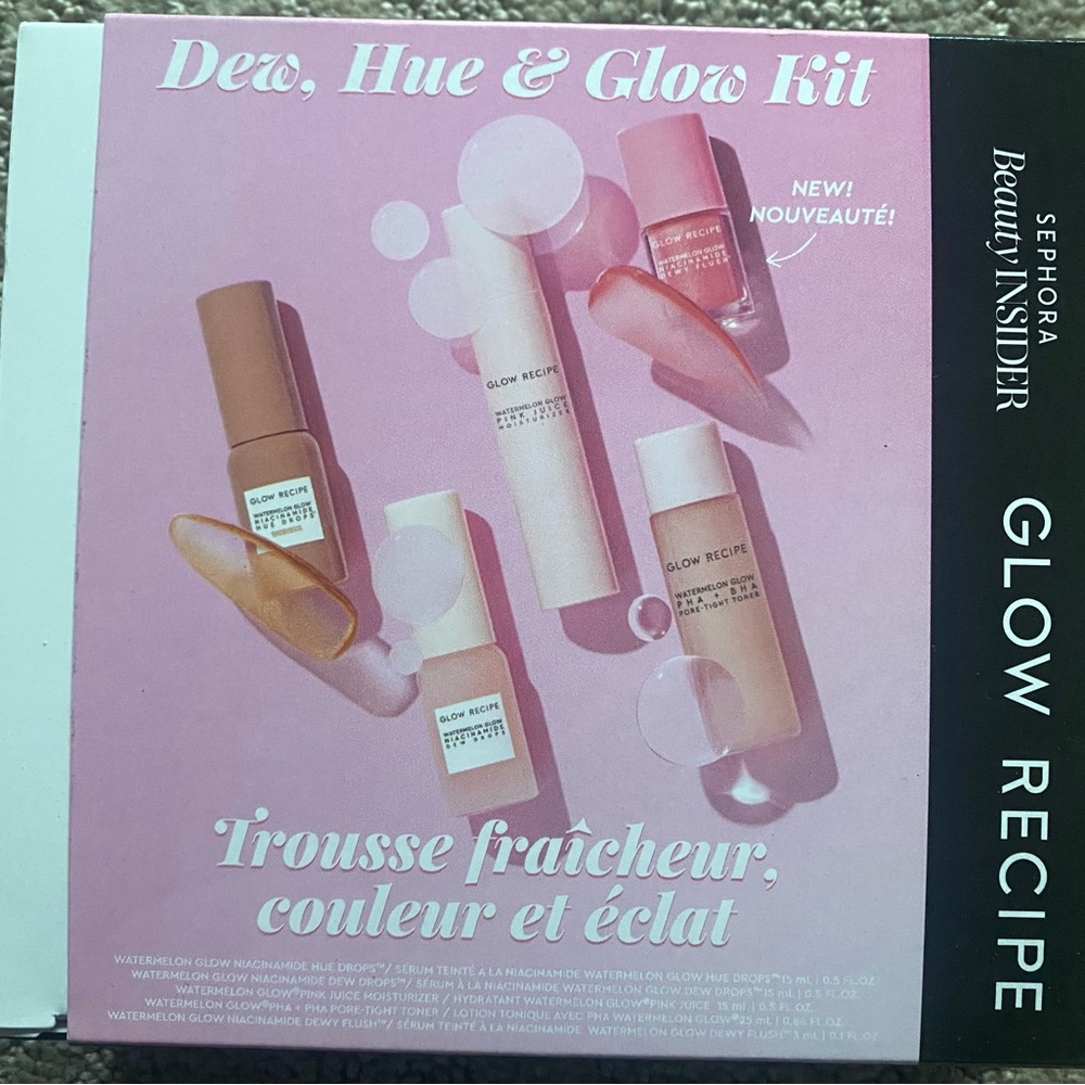 Sephora Beauty Insider Dew, Hue, & Glow Kit NIB